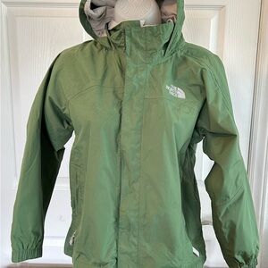 The North Face Kids Green Rain Jacket